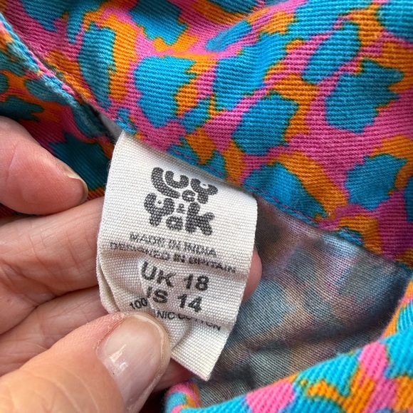 Lucy and Yak bright cheetah print jumpsuit - Picture 3 of 3